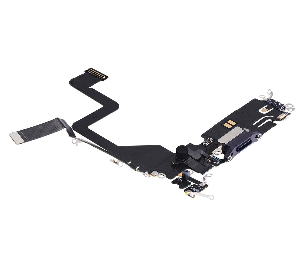 Charging Port Flex Cable for iPhone 14 Pro (Premium) (Deep Purple)