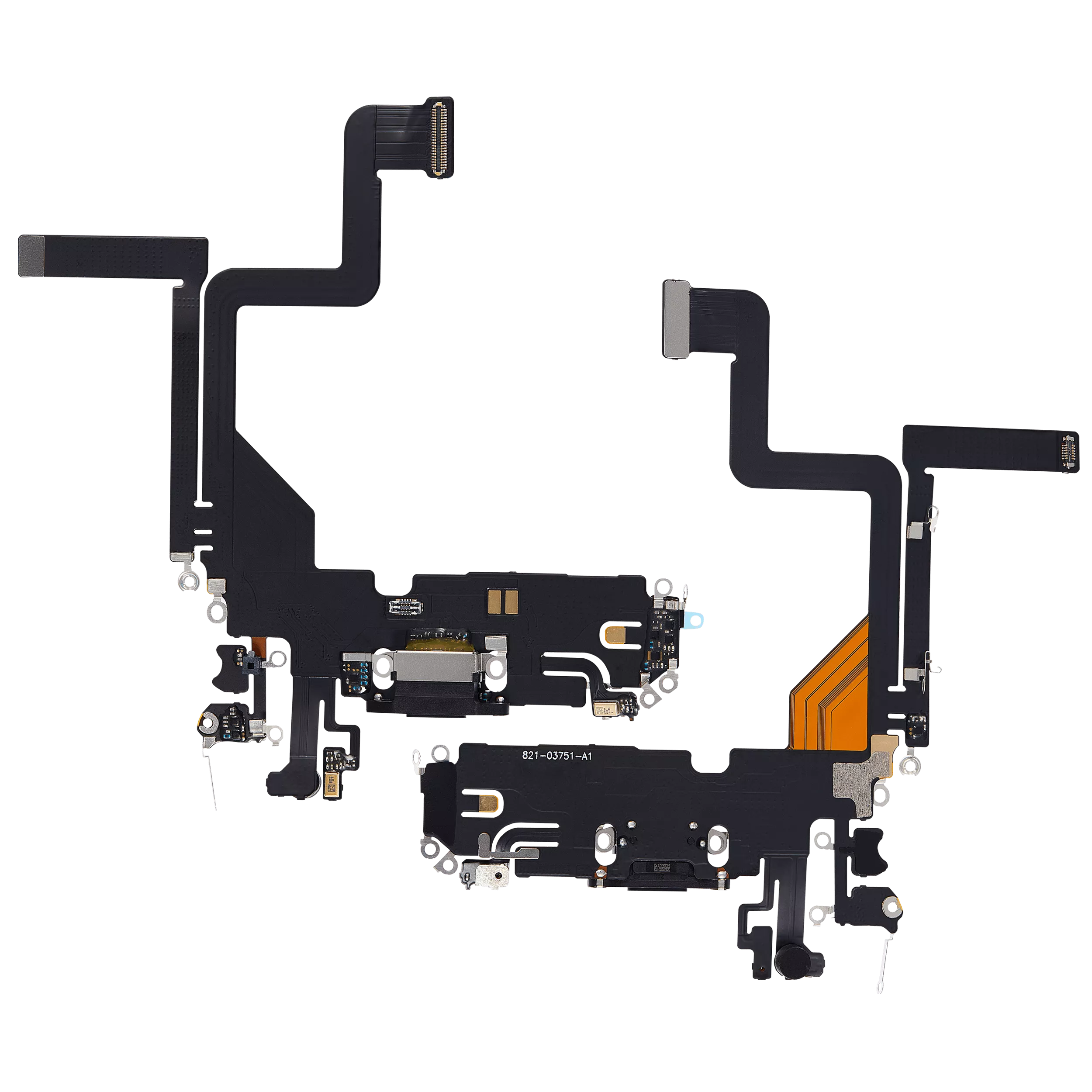 Charging Port Flex Cable for iPhone 14 Pro (Aftermarket Plus) (Space Black)