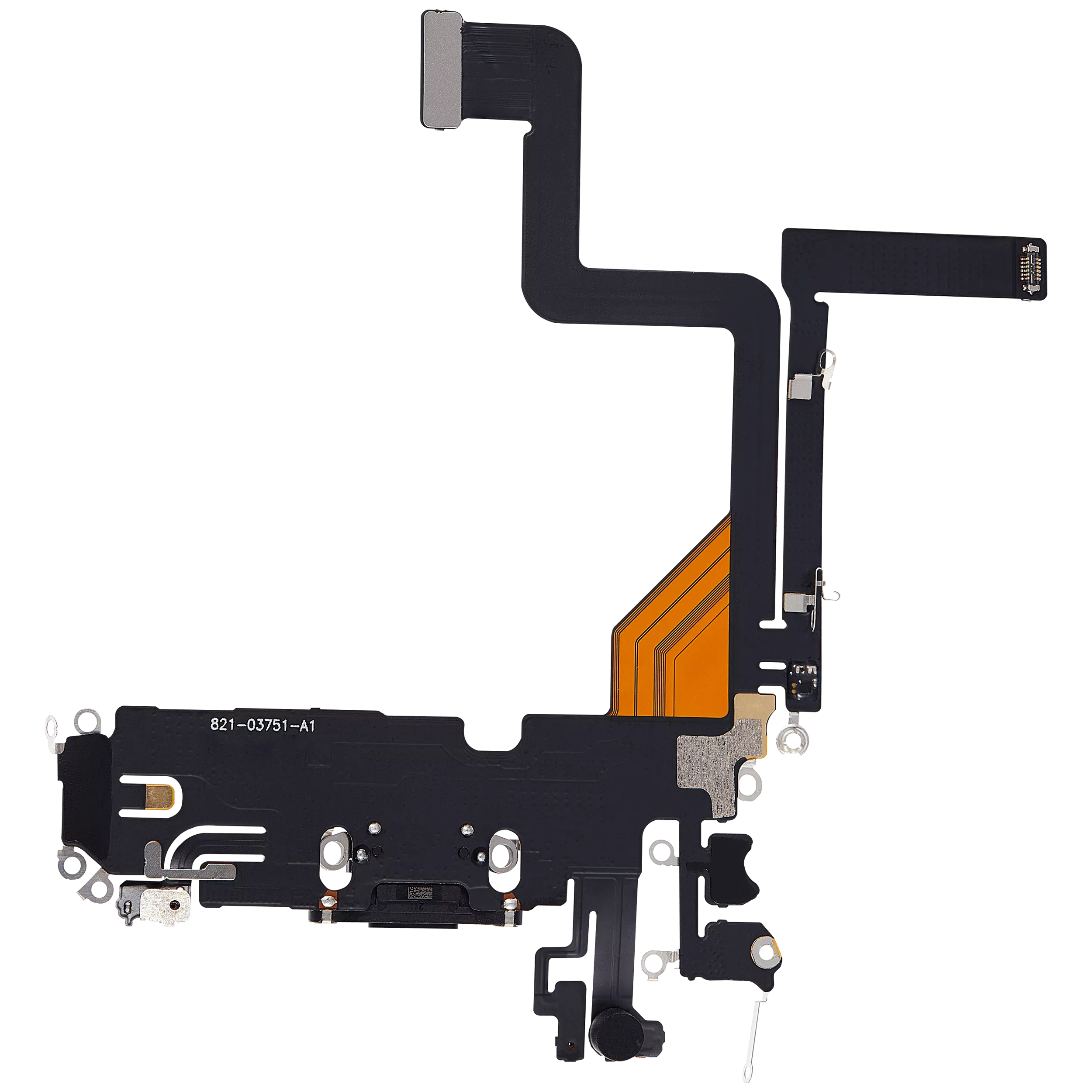 Charging Port Flex Cable for iPhone 14 Pro (Aftermarket Plus) (Space Black)