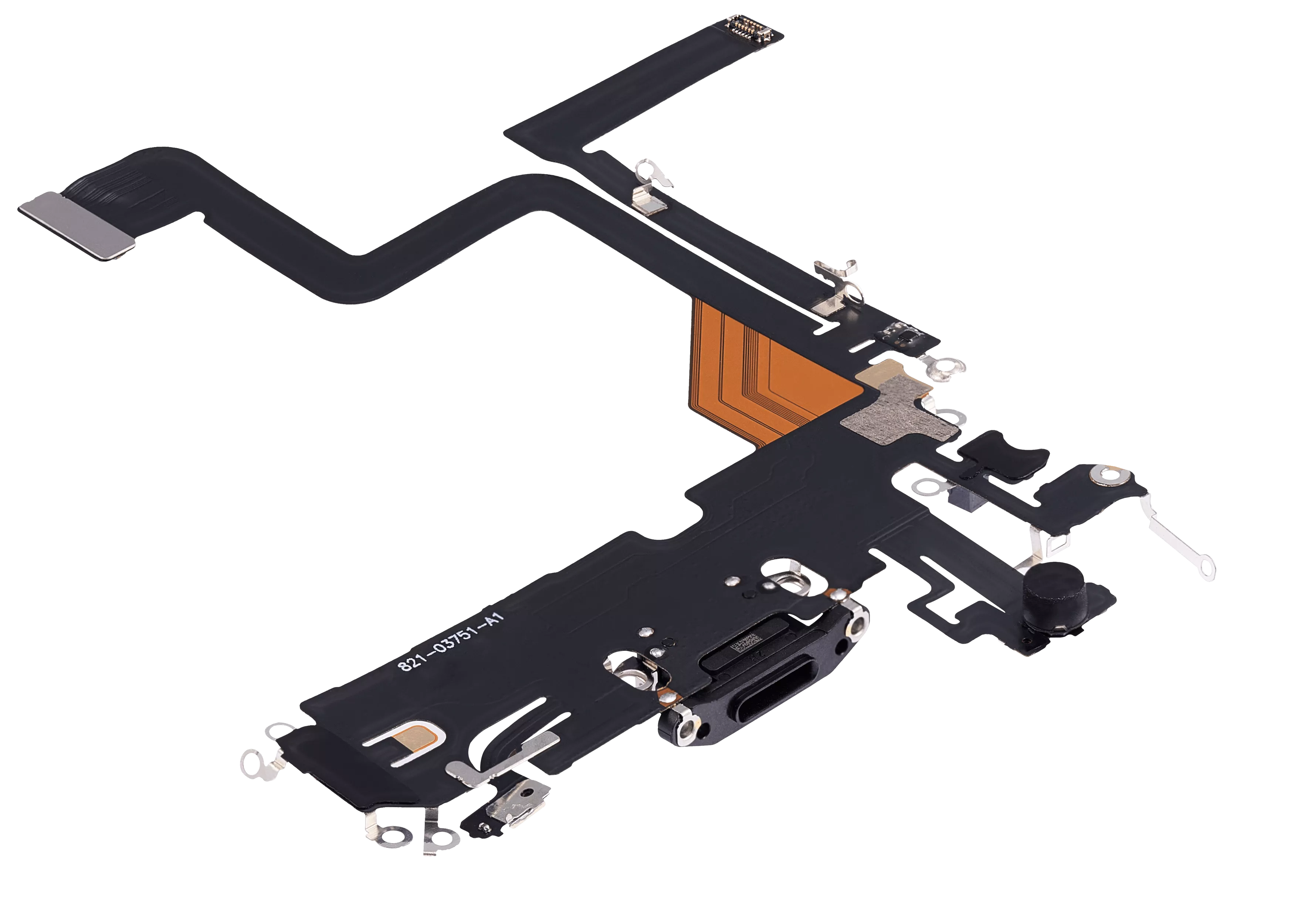 Charging Port Flex Cable for iPhone 14 Pro (Aftermarket Plus) (Space Black)