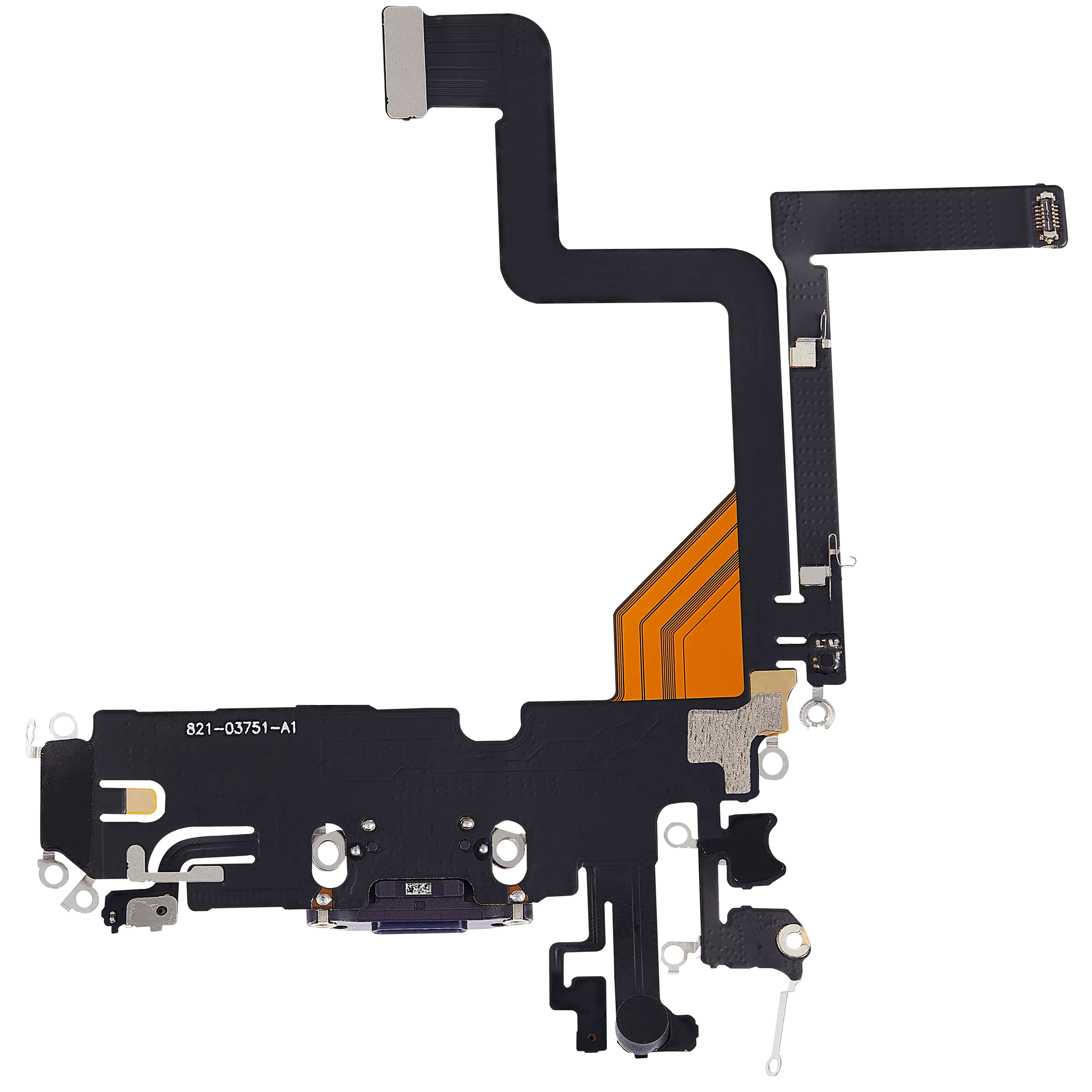 Charging Port Flex Cable for iPhone 14 Pro (Aftermarket Plus) (Deep Purple)