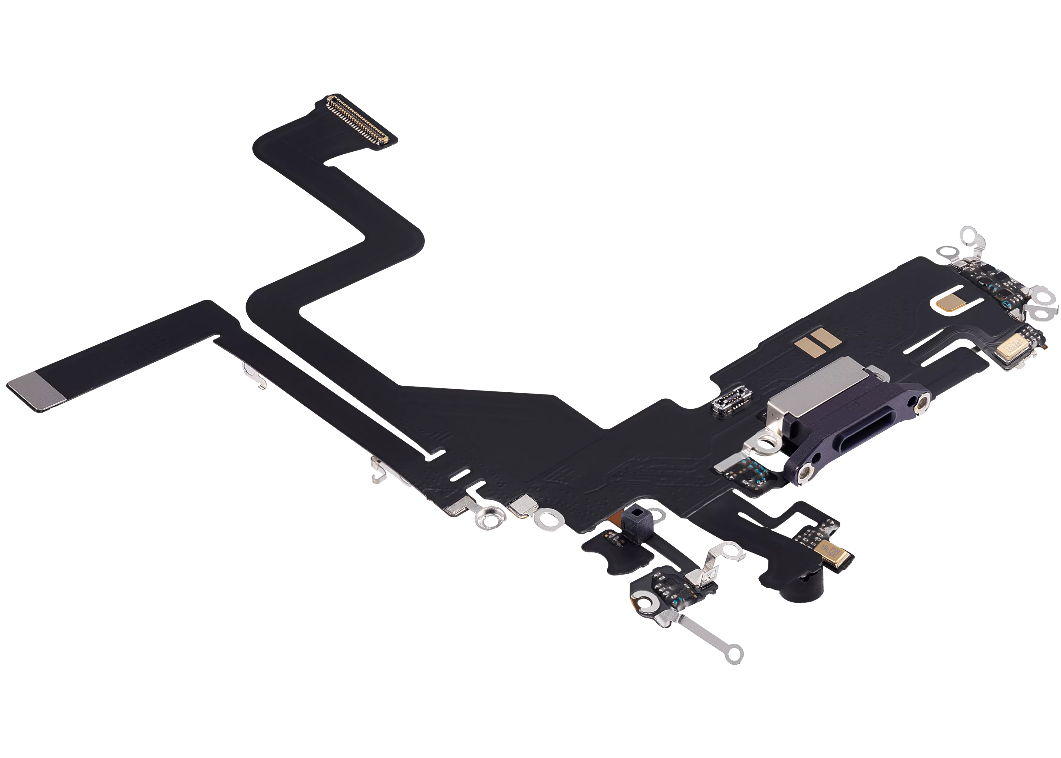 Charging Port Flex Cable for iPhone 14 Pro (Aftermarket Plus) (Deep Purple)