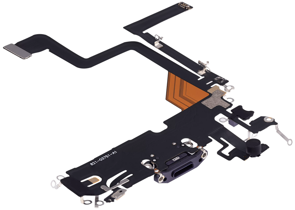 Charging Port Flex Cable for iPhone 14 Pro (Aftermarket Plus) (Deep Purple)