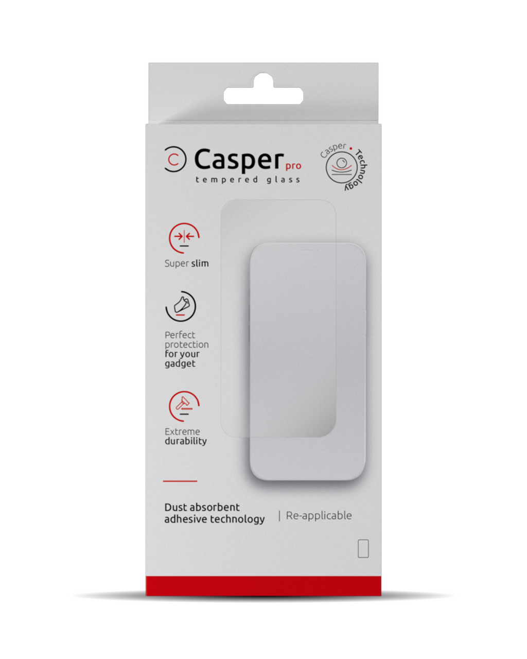 Casper Pro Hartglas für iPhone 14 Pro Max (Retail Pack) (Clear)