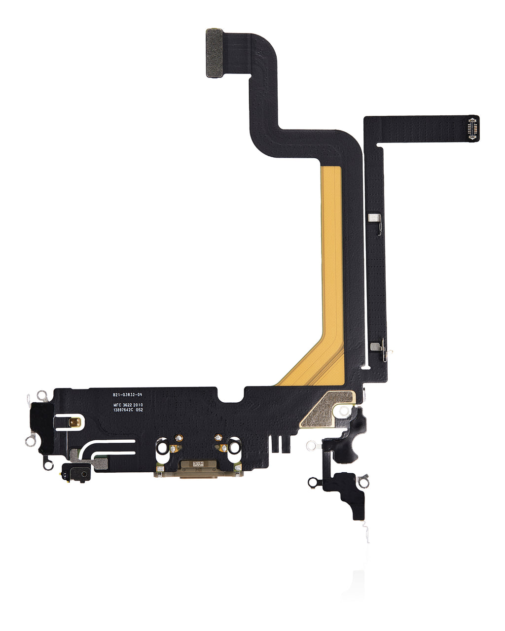 Charging Port Flex Cable for iPhone 14 Pro Max (Premium) (Gold)