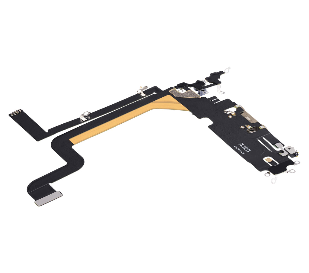Charging Port Flex Cable for iPhone 14 Pro Max (Premium) (Gold)