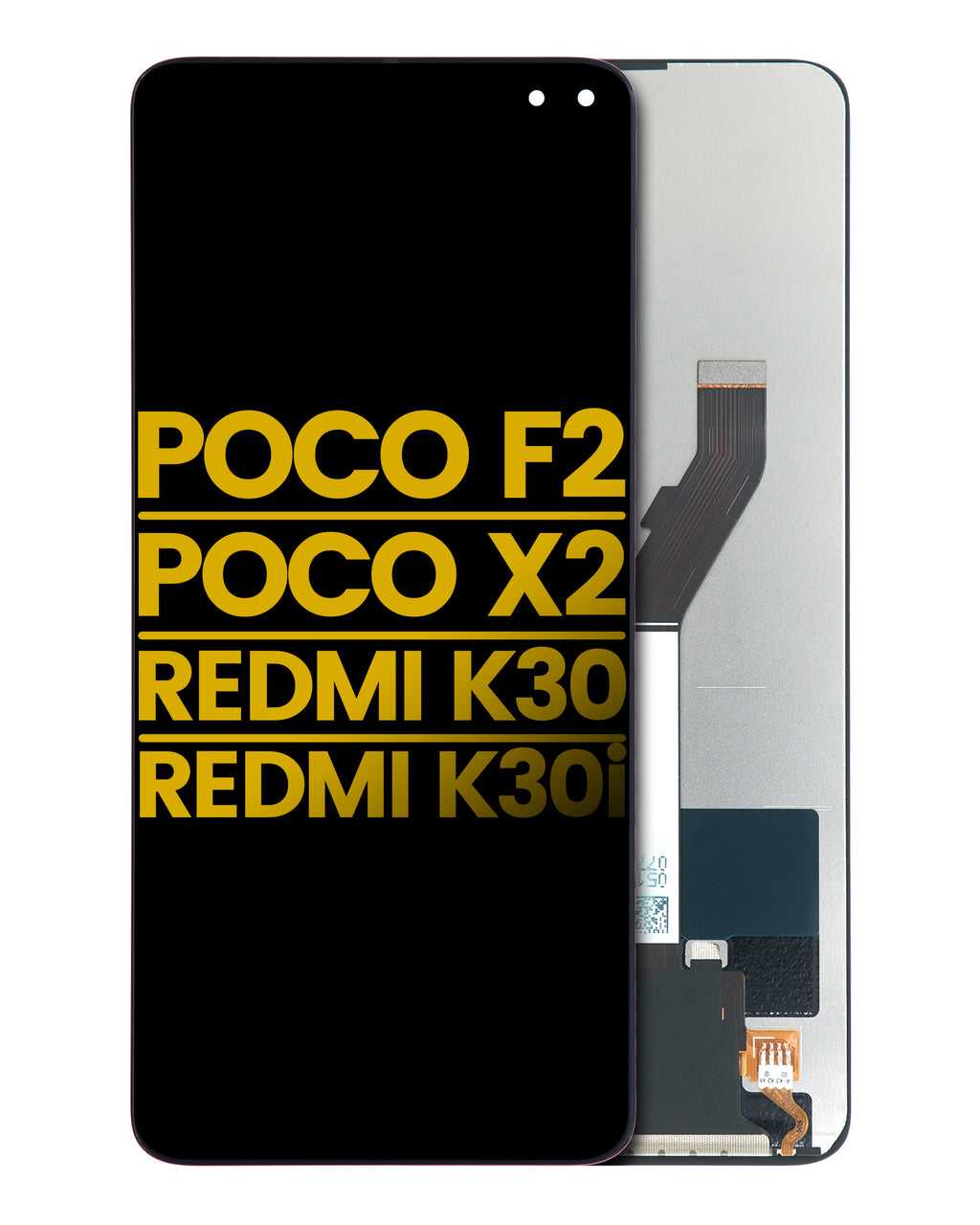 LCD Display without Frame for Xiaomi Poco F2 / X2 / Xiaomi Redmi K30 / K30i (Refurbished) (All Colors)