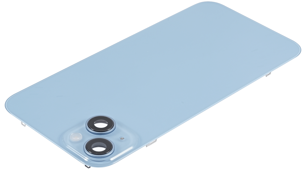 Backcover mit Stahlplatte mit Wireless NFC & MagSafe Magnet Pre-Installed für iPhone 14 Plus (gebrauchter OEM-Ausbau, Qualität A (Blau)