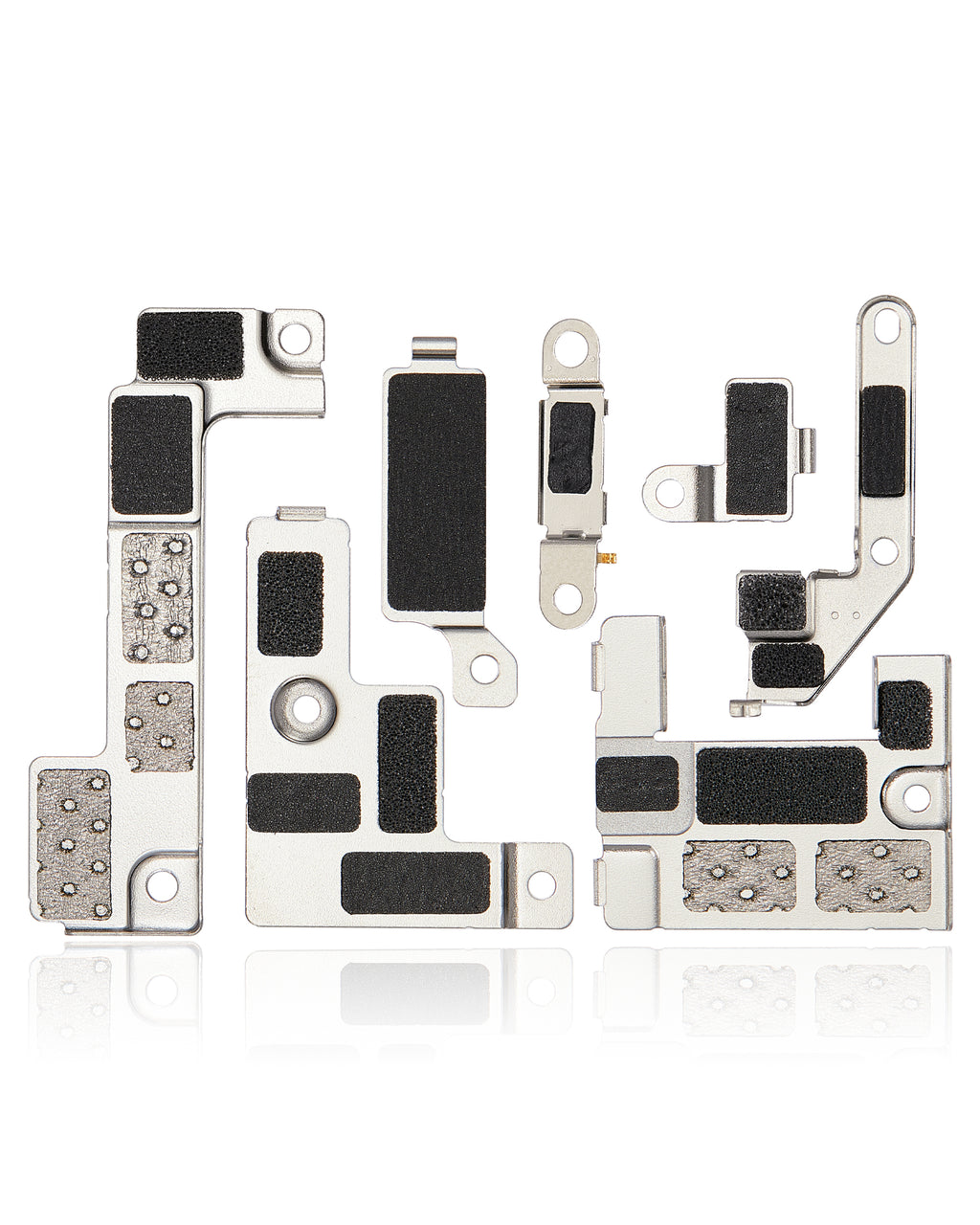 Kleiner Metallhalter und Schrauben (auf dem Motherboard) für iPhone 14 Plus