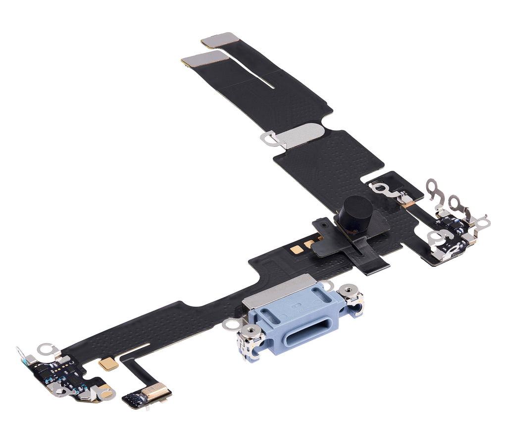 Charging Port Flex Cable for iPhone 14 Plus (Premium) (Blue)