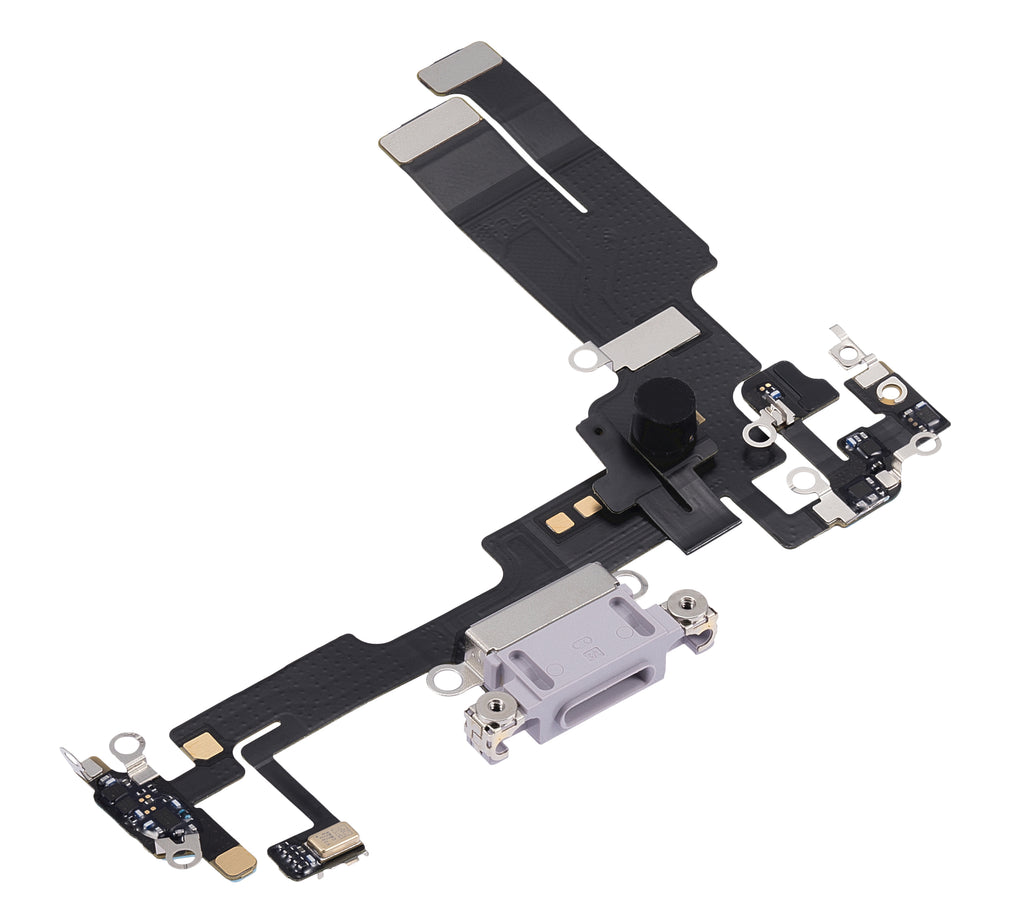 Charging Port Flex Cable for iPhone 14 (Premium) (Purple)