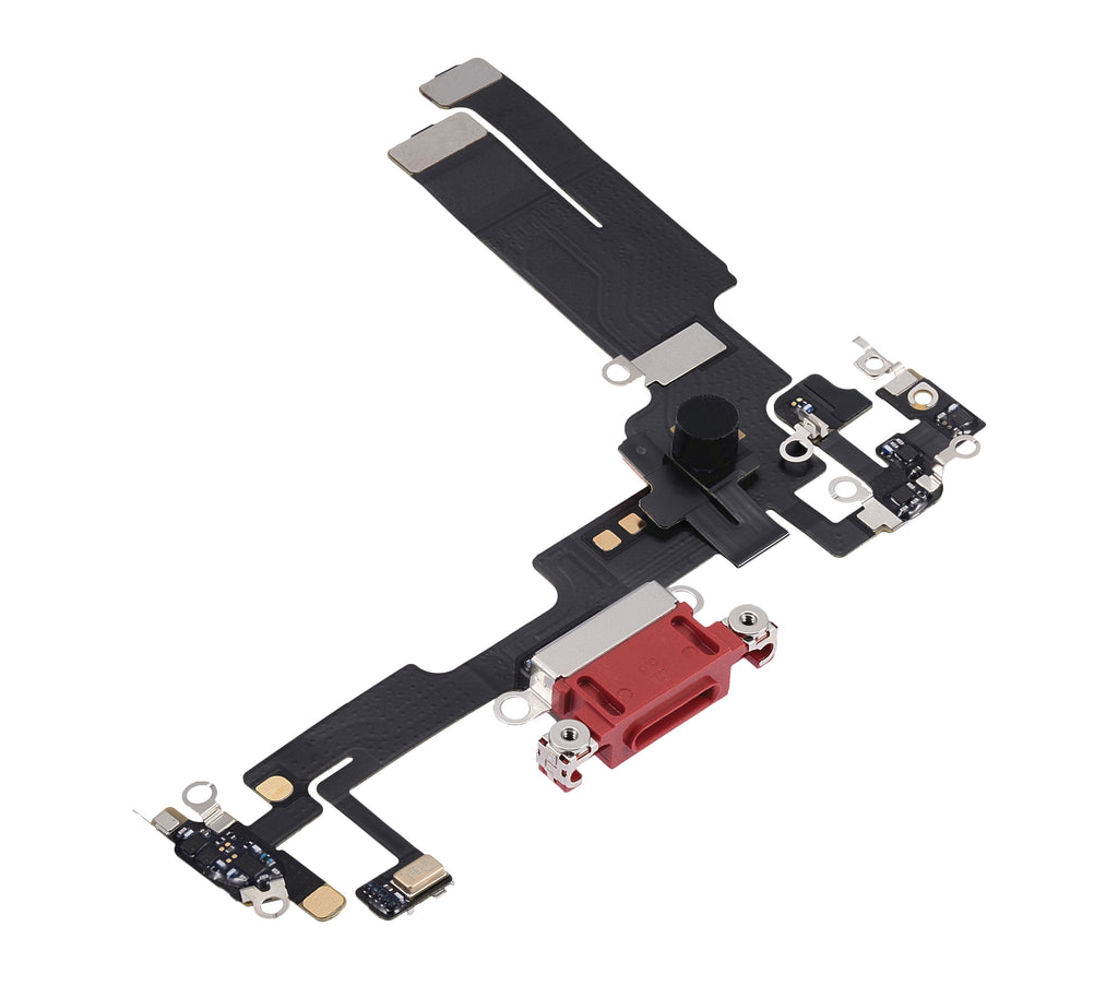 Charging Port Flex Cable for iPhone 14 (Premium) (Red)