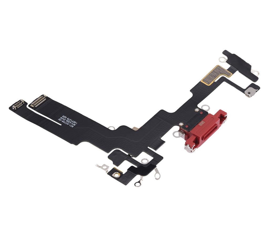 Charging Port Flex Cable for iPhone 14 (Premium) (Red)