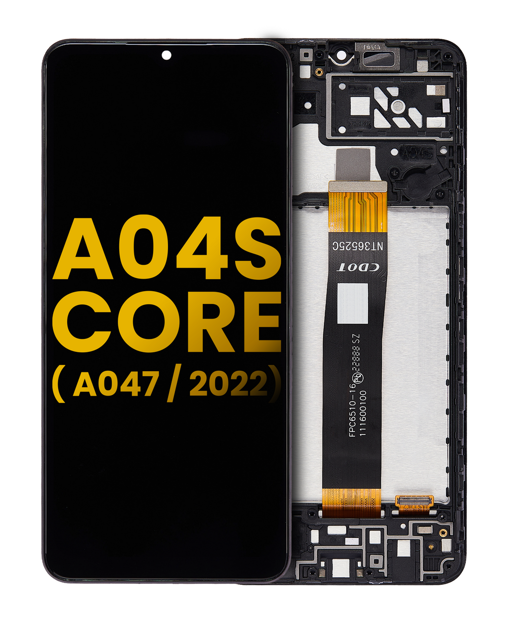 LCD Display with Frame for Samsung Galaxy A04S (A047 / 2022) (Refurbished) (All Colors)