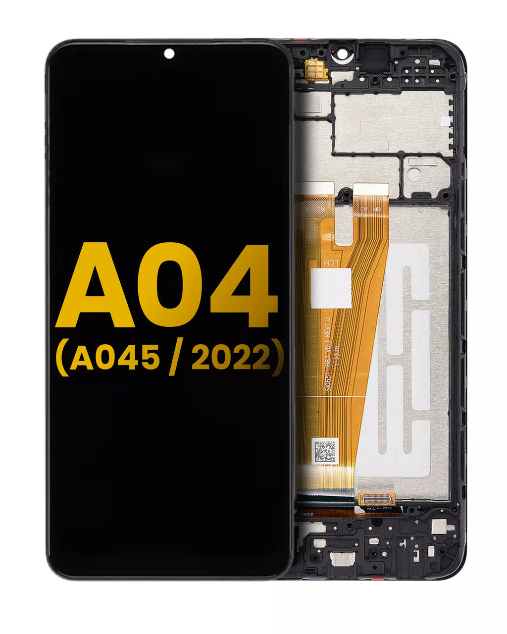 LCD Display with Frame for Samsung Galaxy A04 (A045 / 2022) (Refurbished) (All Colors)