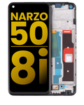 LCD Display with Frame for Realme Narzo 50 / Realme 8i (Refurbished) (All Colors)
