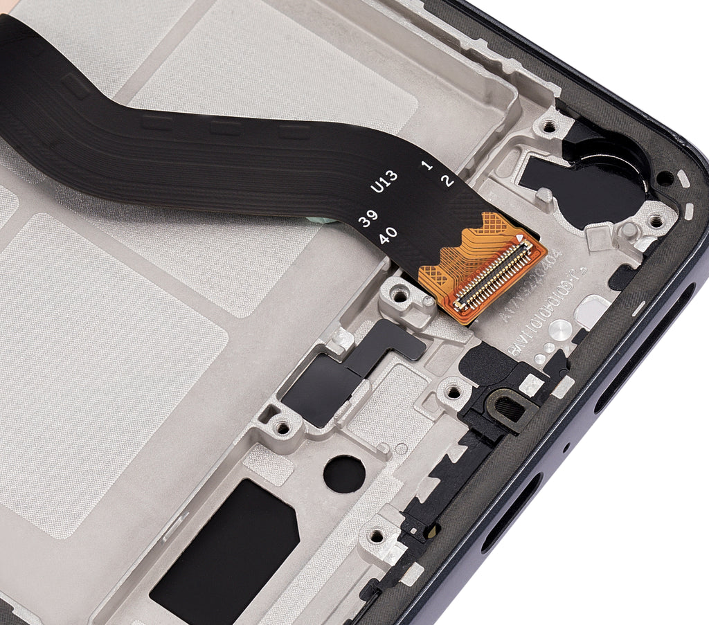 OLED-Display mit Rahmen für Xiaomi 12 Lite (Refurbished) (Schwarz)