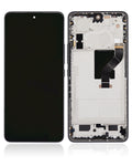 OLED-Display mit Rahmen für Xiaomi 12 Lite (Refurbished) (Schwarz)