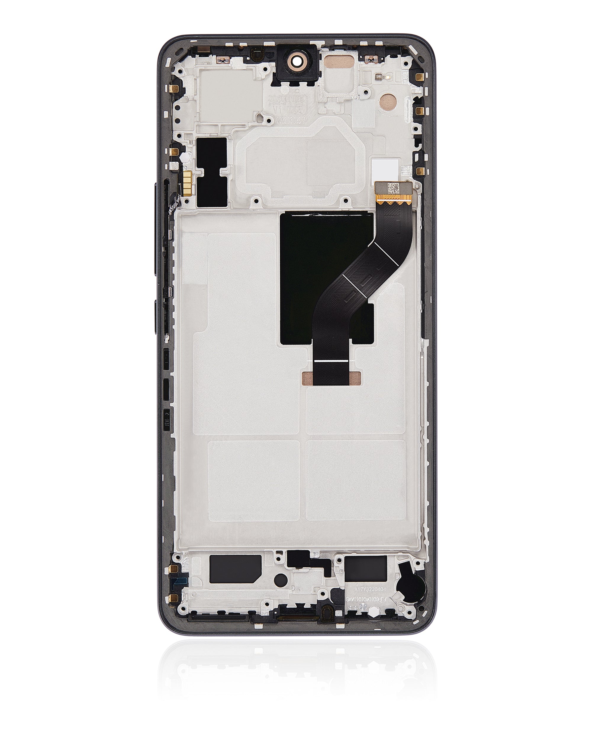 OLED-Display mit Rahmen für Xiaomi 12 Lite (Refurbished) (Schwarz)