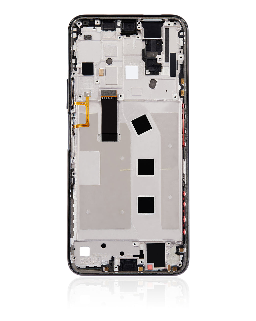 LCD-Display mit Rahmen für Honor X10 5G (Refurbished, Schwarz)