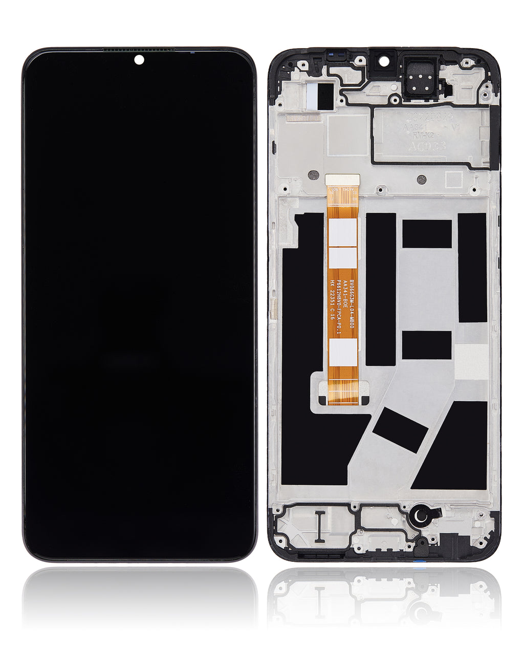 Wiederaufbereitete LCD-Display mit Rahmen für OnePlus Nord N20 SE (Alle Farben)