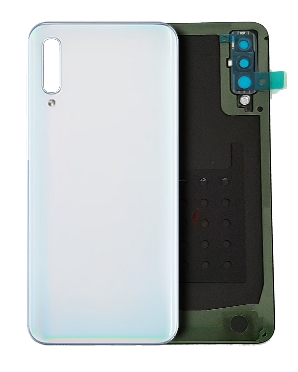 Back Cover Glass with Adhesive for Samsung Galaxy A50 (A505 / 2019) (Generic) (White)