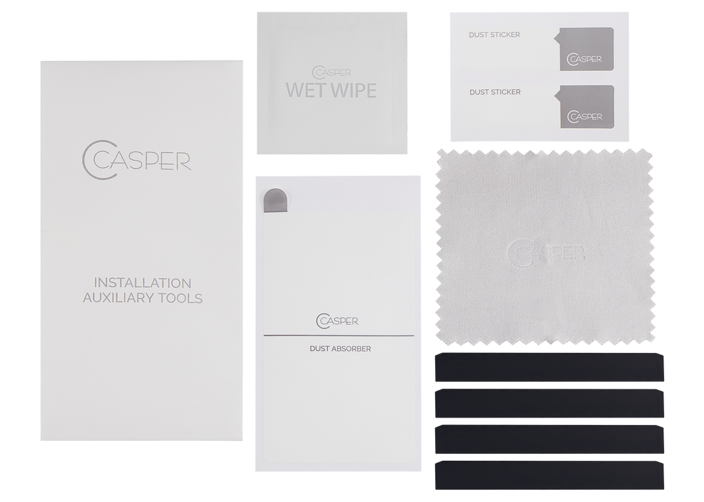 Casper UV Tempered Glass with Adhesive for Samsung Galaxy S23 Ultra (Case-Friendly) (Retail Pack)
