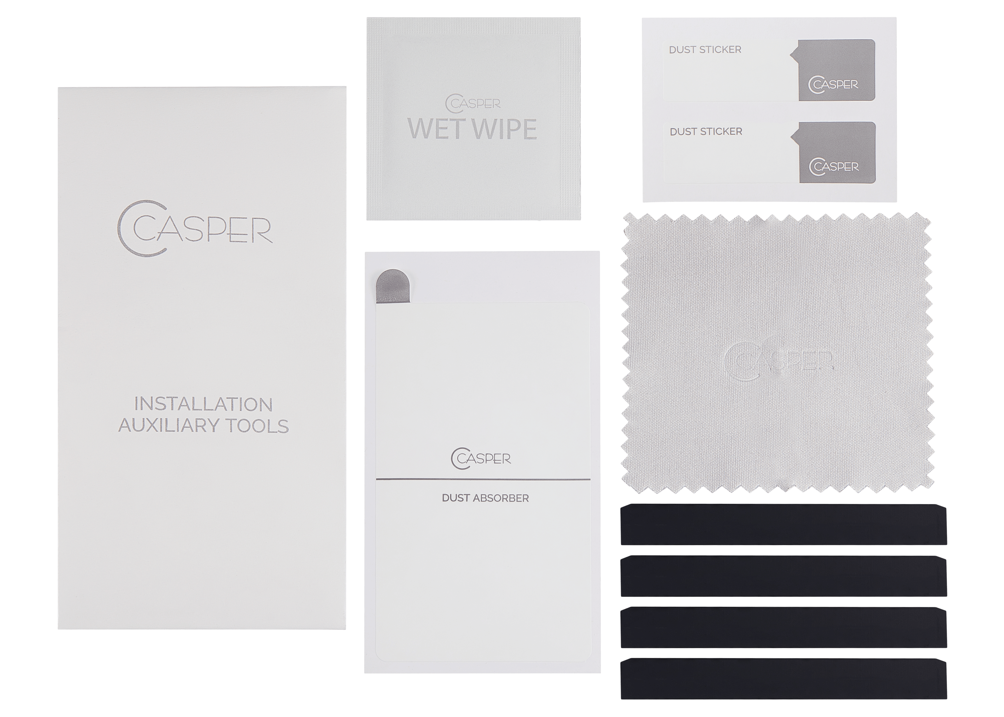 Casper UV Tempered Glass with Adhesive for Samsung Galaxy S23 Ultra (Case-Friendly) (Retail Pack)