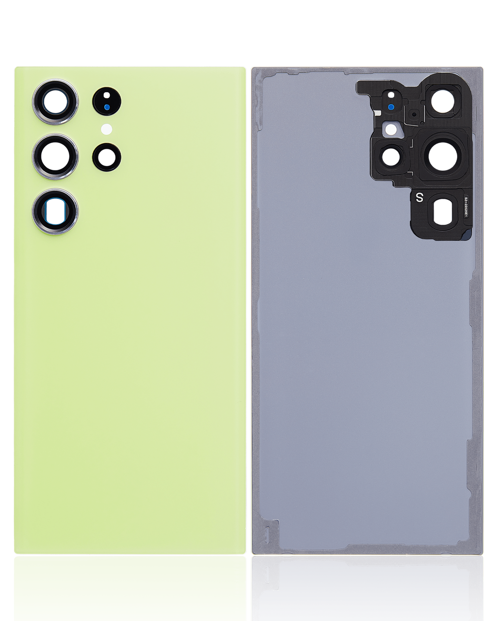 Back Cover with Camera Lens for Samsung Galaxy S23 Ultra 5G (No Logo) (Aftermarket Plus) (Lime)