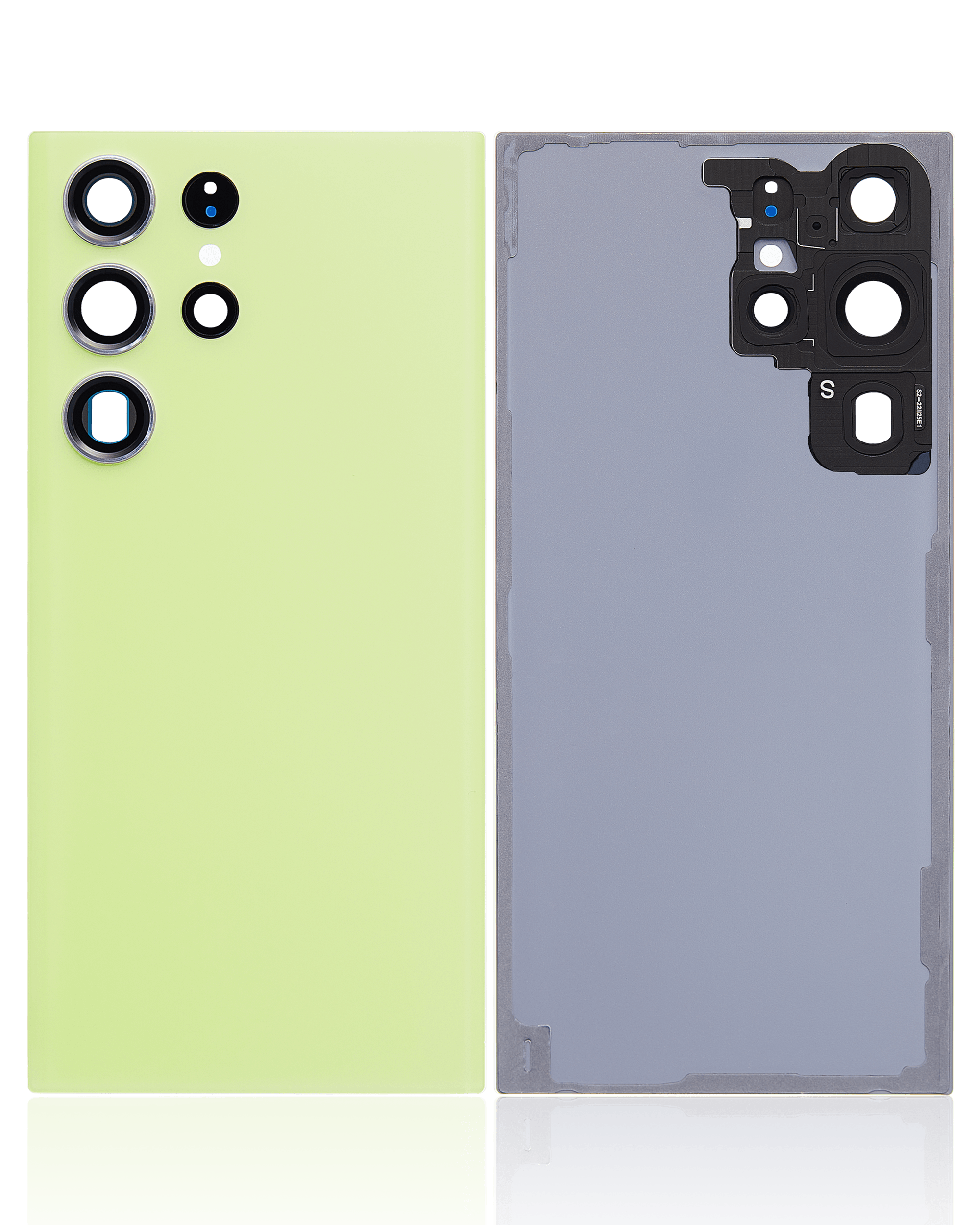 Back Cover with Camera Lens for Samsung Galaxy S23 Ultra 5G (No Logo) (Aftermarket Plus) (Lime)