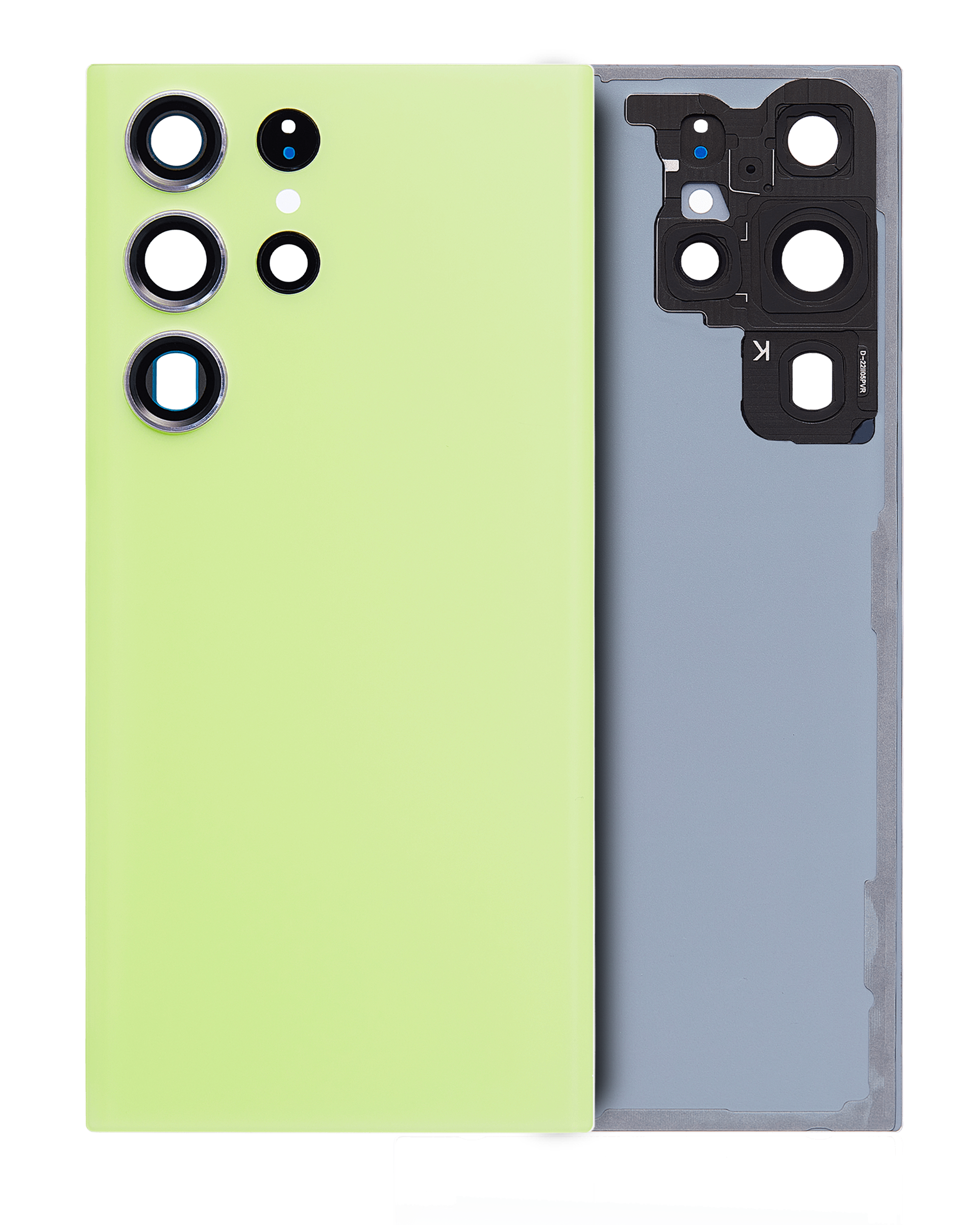 Back Cover with Camera Lens for Samsung Galaxy S23 Ultra 5G (No Logo) (Aftermarket Plus) (Lime)
