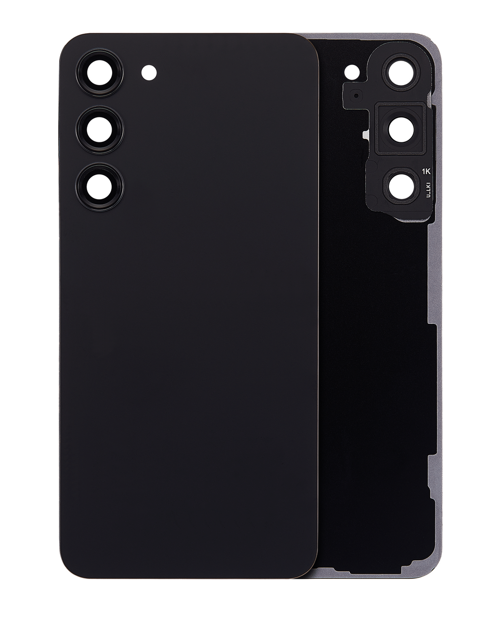 Back cover with camera lens for Samsung Galaxy S23 Plus 5G (without logo) (Aftermarket Plus) (Phantom Black)