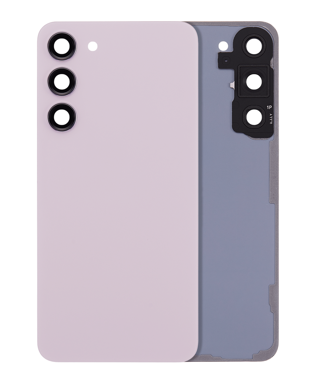 Backcover m. Kameraobj. f. Samsung Galaxy S23+, ohne Logo, Aftermkt Plus, Lavend