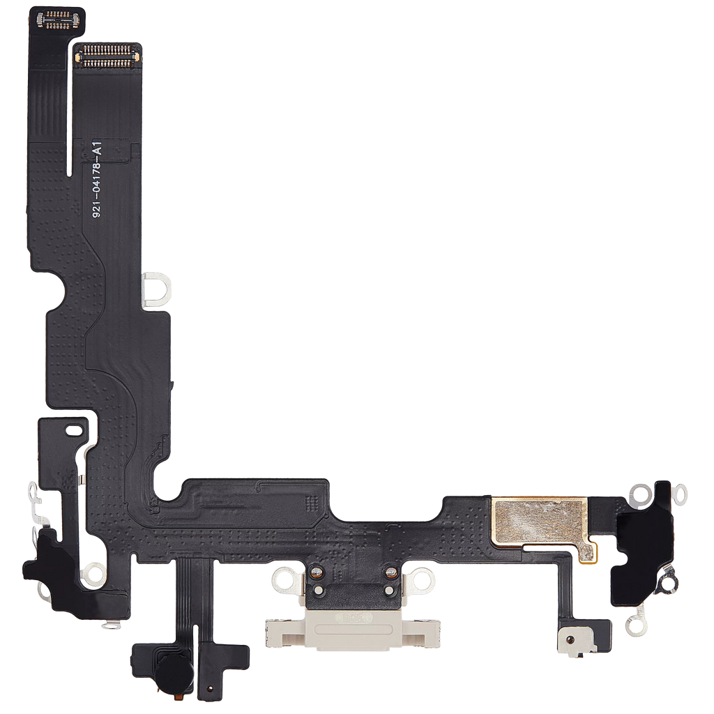 Charging Port Flex Cable for iPhone 14 Plus (Aftermarket Plus) (Starlight)