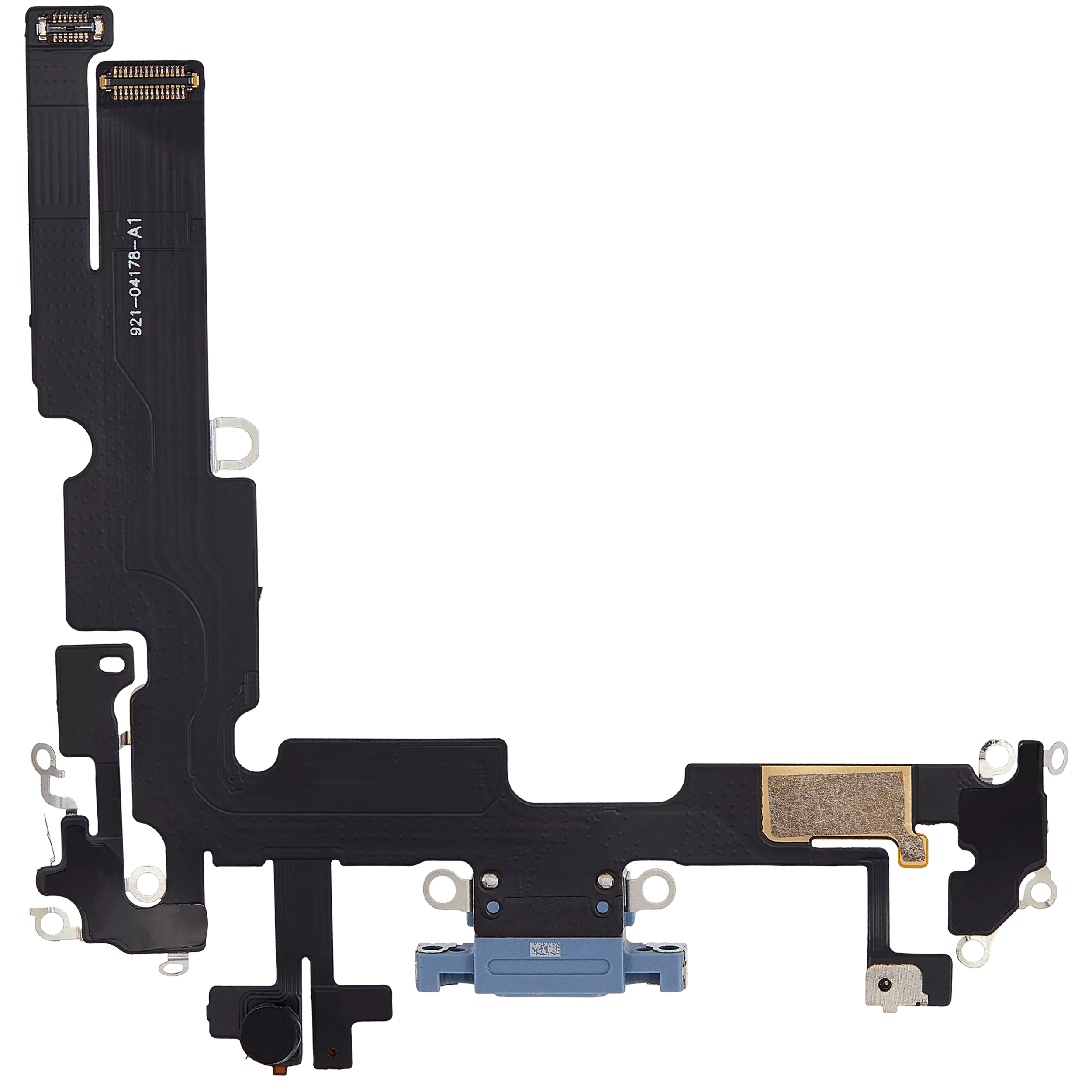 Charging Port Flex Cable for iPhone 14 Plus (Aftermarket Plus) (Blue)