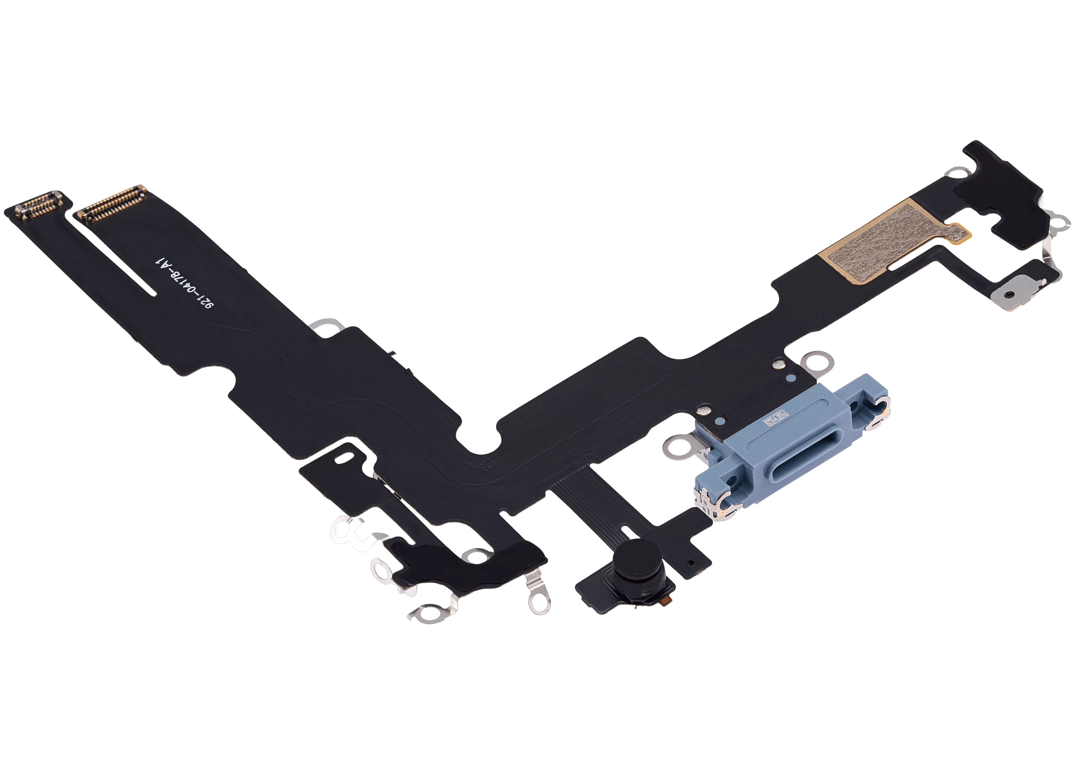 Charging Port Flex Cable for iPhone 14 Plus (Aftermarket Plus) (Blue)