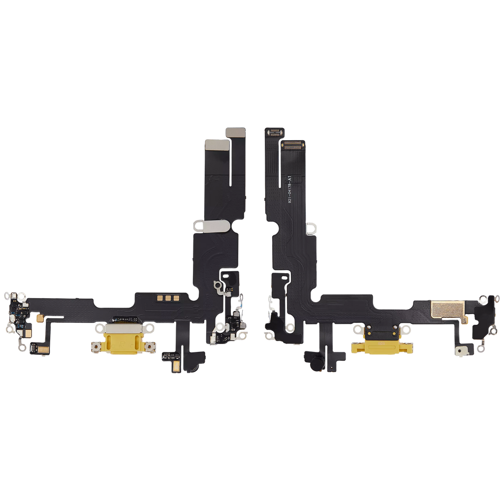 Charging Port Flex Cable for iPhone 14 Plus (Aftermarket Plus) (Yellow)