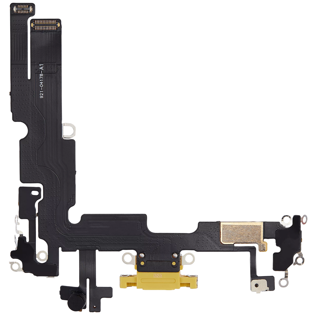 Charging Port Flex Cable for iPhone 14 Plus (Aftermarket Plus) (Yellow)