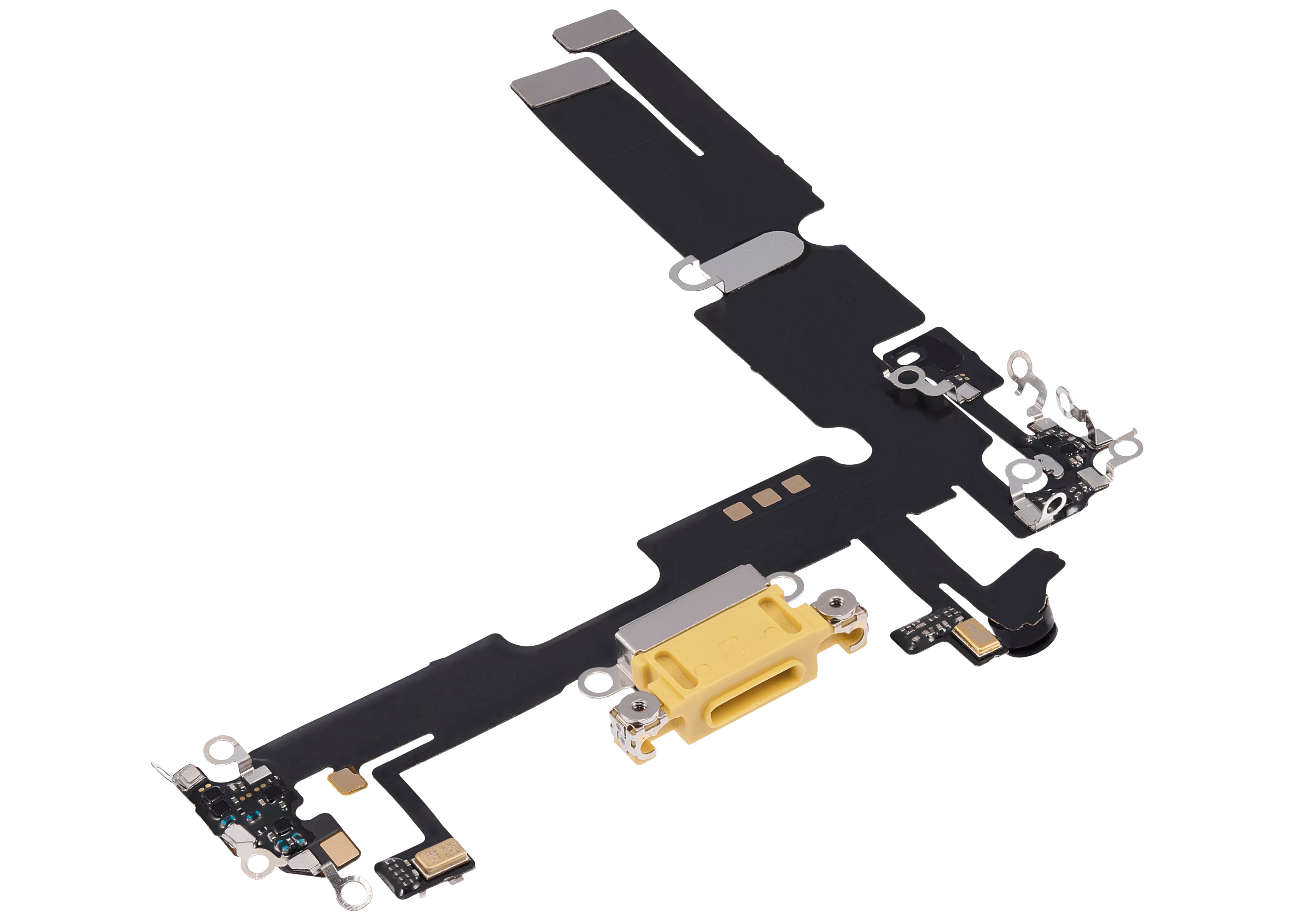 Charging Port Flex Cable for iPhone 14 Plus (Aftermarket Plus) (Yellow)