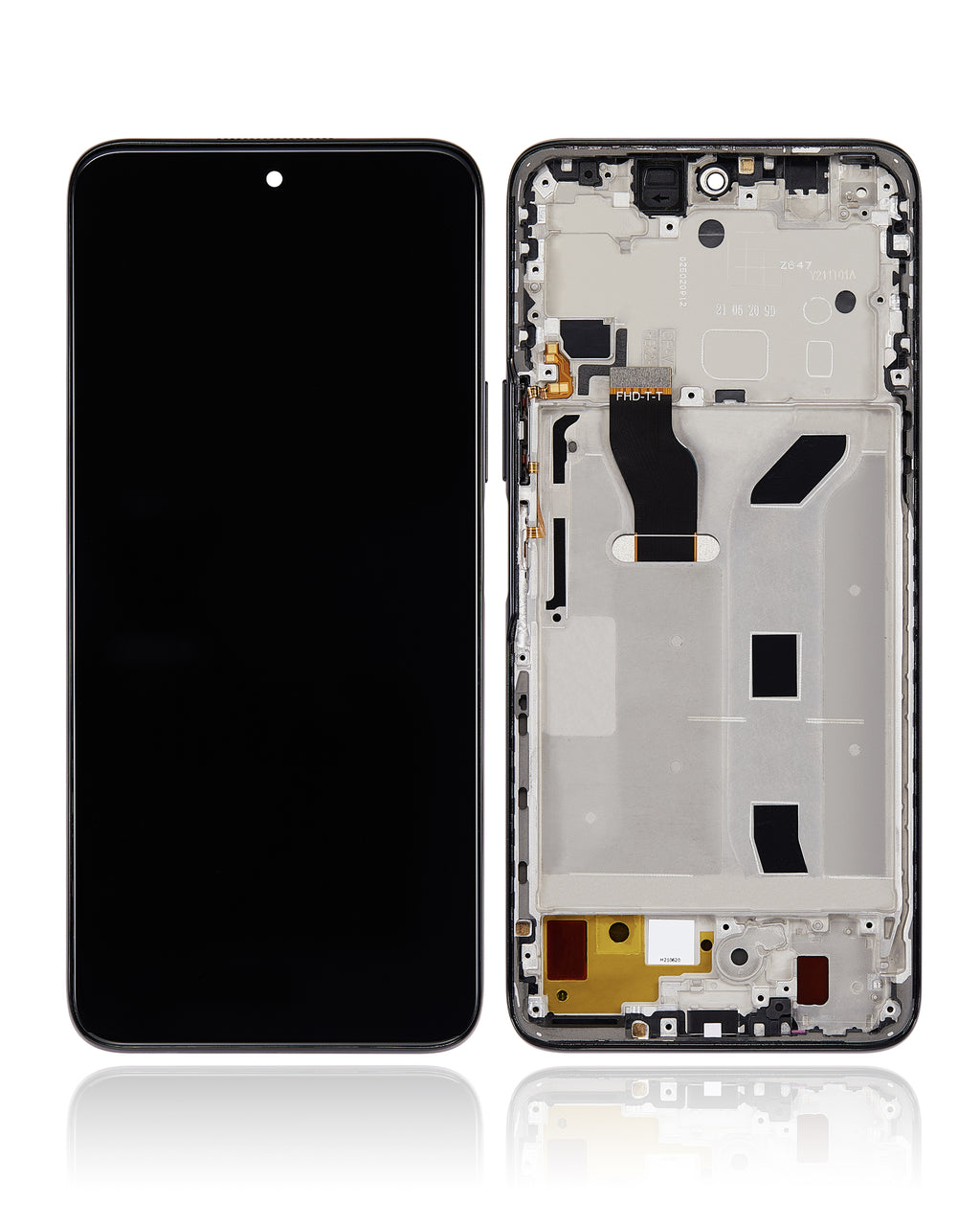 LCD Display with Frame for Huawei Nova 10Z (Refurbished) (Black)