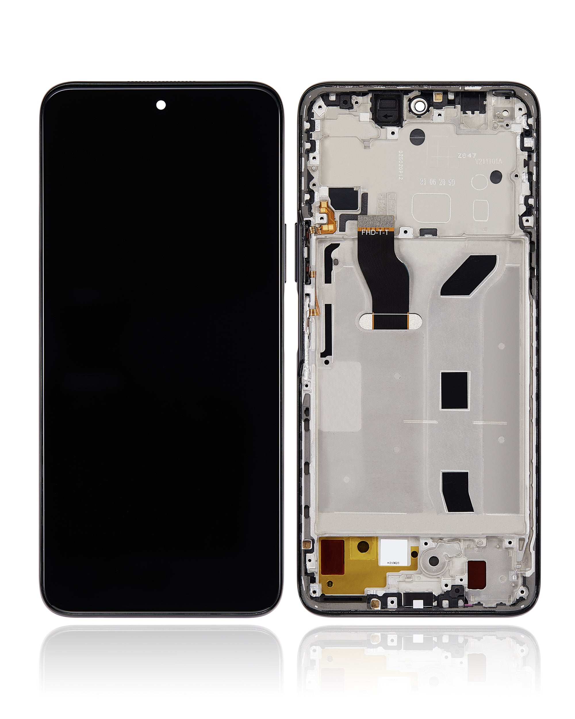LCD Display with Frame for Huawei Nova 10Z (Refurbished) (Black)