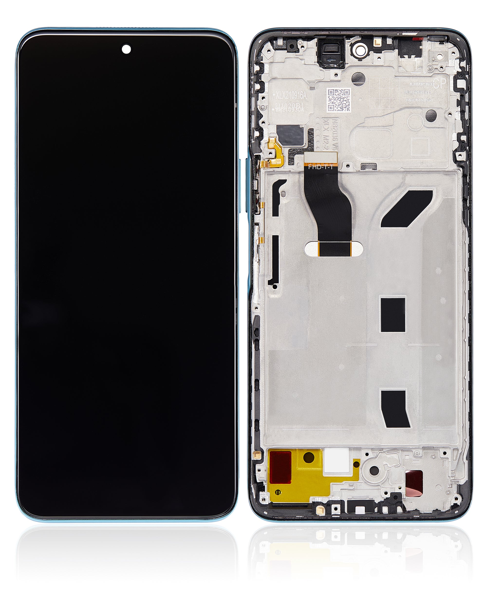 LCD Display with Frame for Huawei Nova 10Z (Refurbished) (Green)