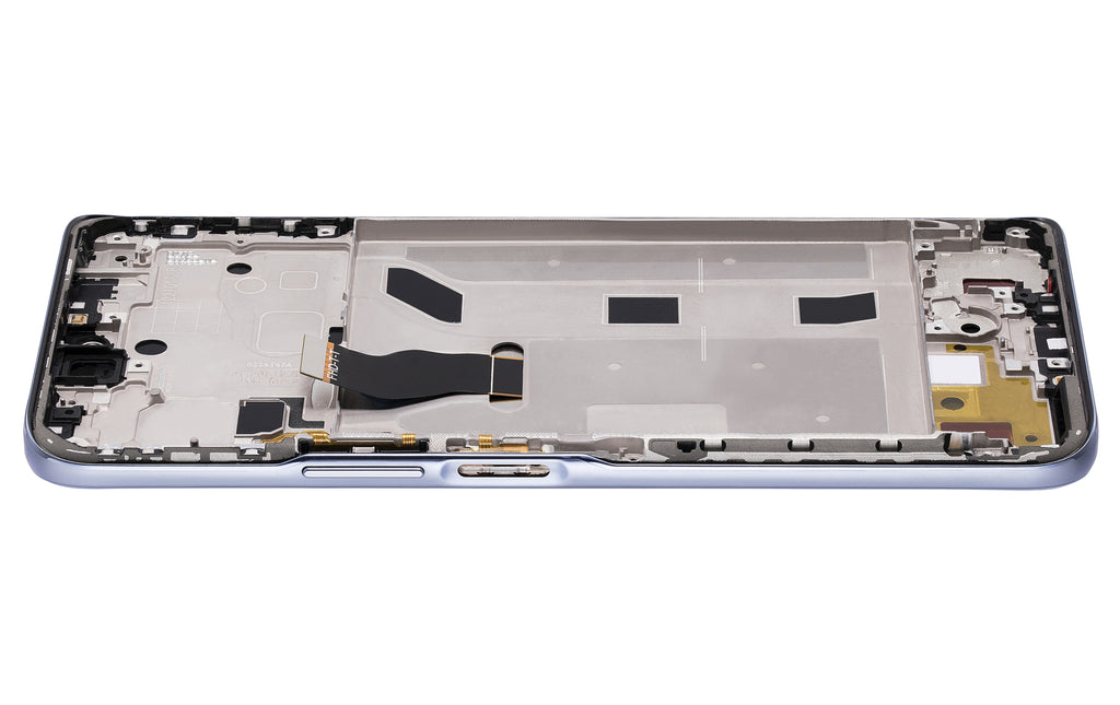 LCD-Display mit Rahmen für Huawei Nova 10z (Refurbished) (Silber)