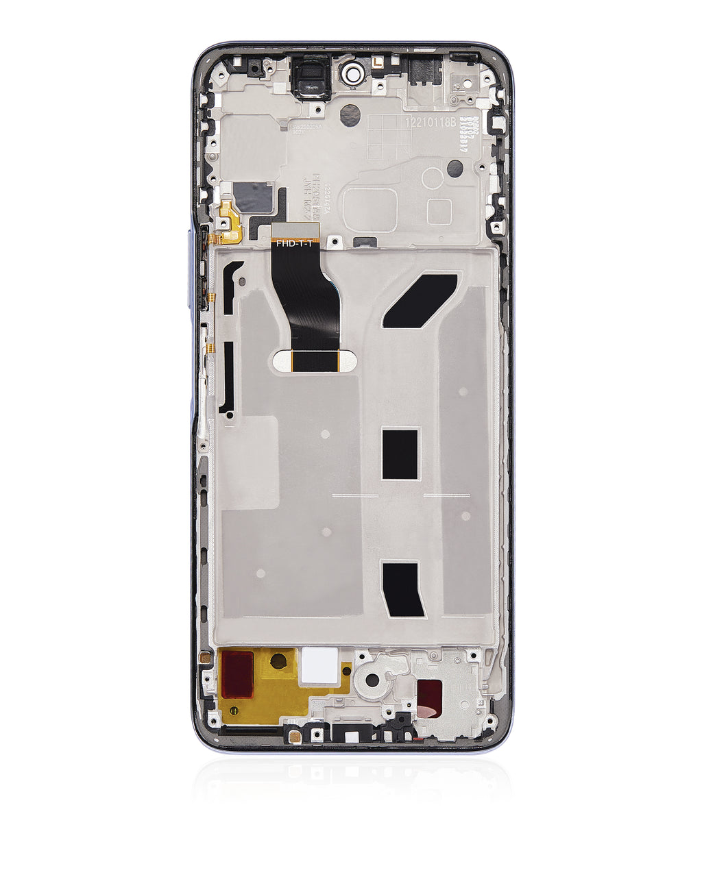 LCD-Display mit Rahmen für Huawei Nova 10z (Refurbished) (Silber)