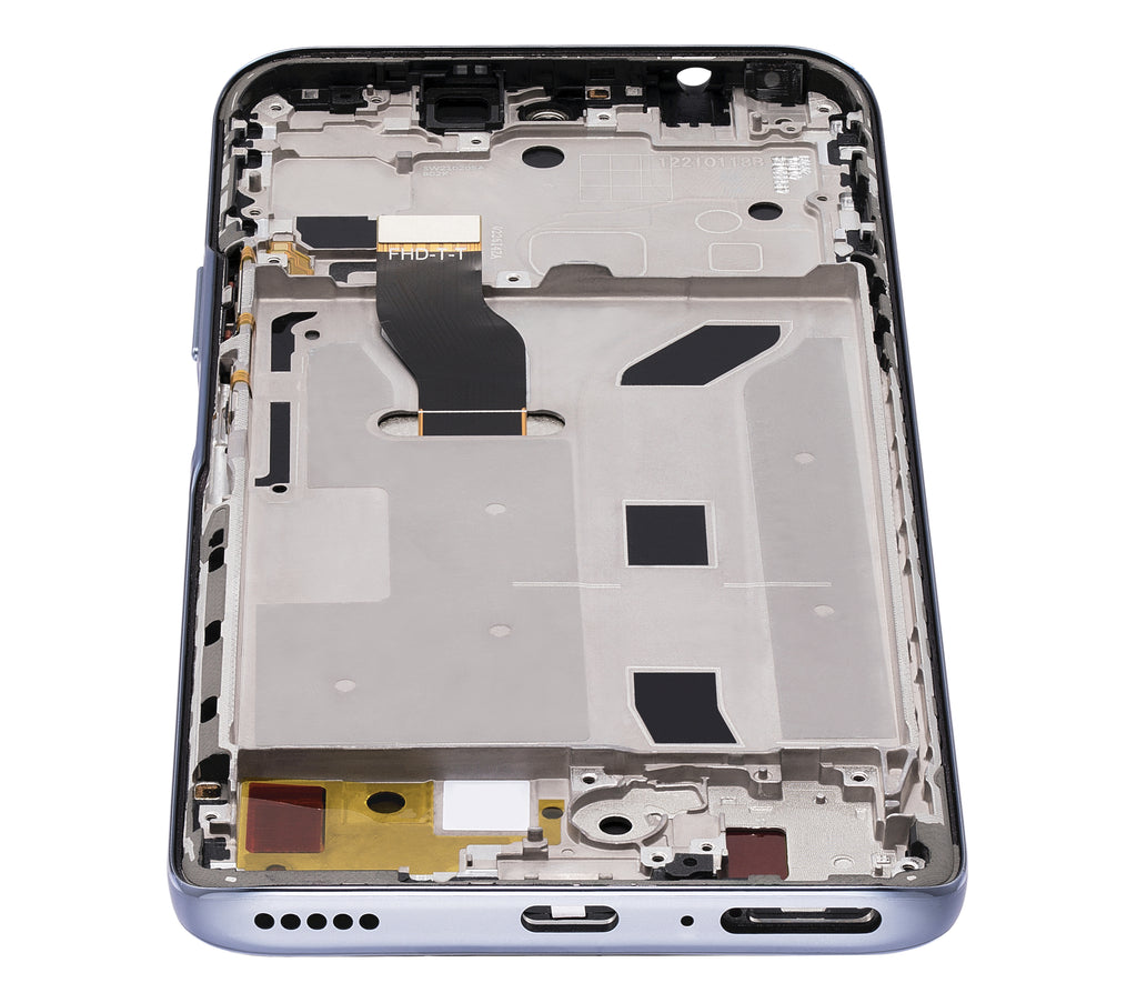 LCD-Display mit Rahmen für Huawei Nova 10z (Refurbished) (Silber)