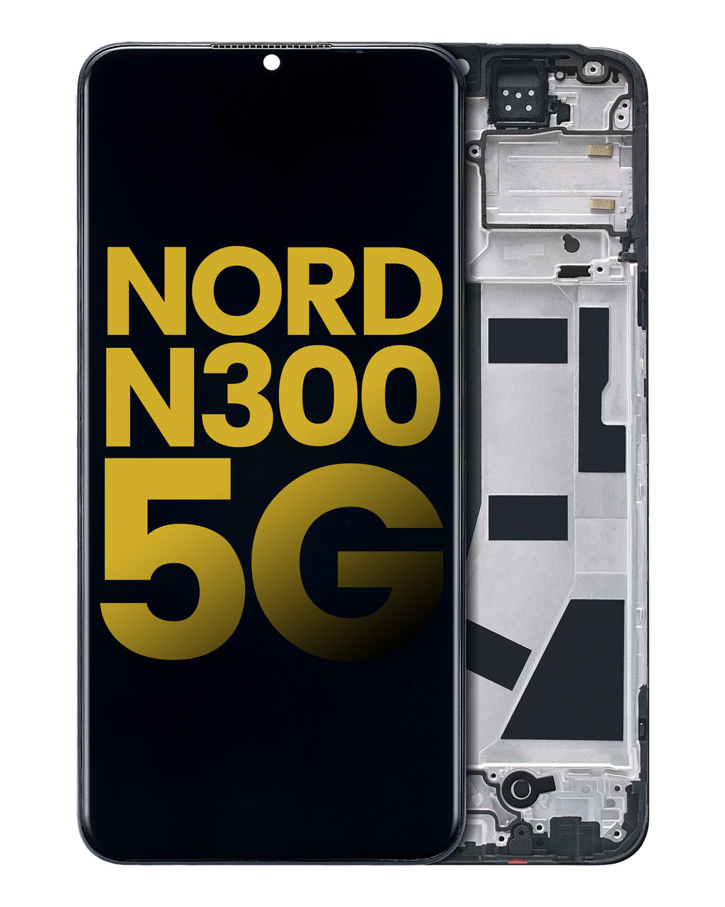 LCD Display with Frame for OnePlus Nord N300 5G (Refurbished) (All Colors)
