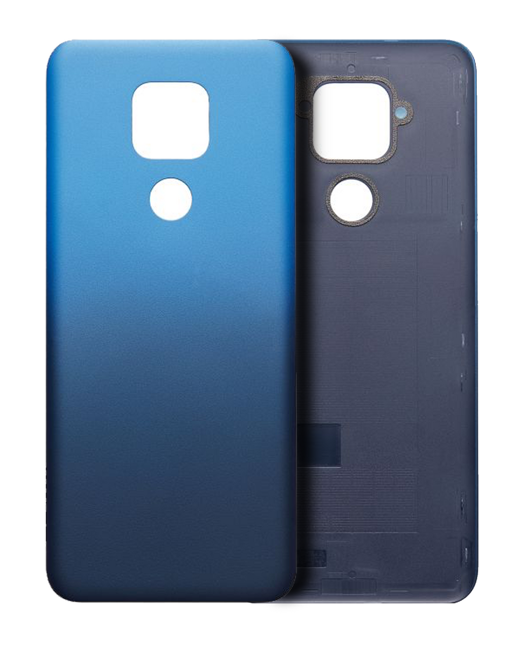 Back Cover Glass for Motorola Moto G Play (XT2093 / 2021) (Original OEM) (Misty Blue)