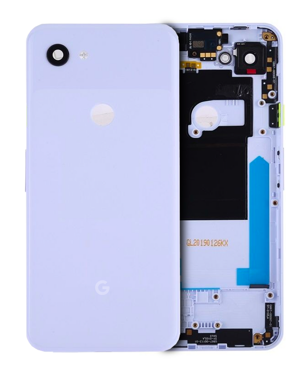 Original OEM Rear Housing for Google Pixel 3a (Purple)