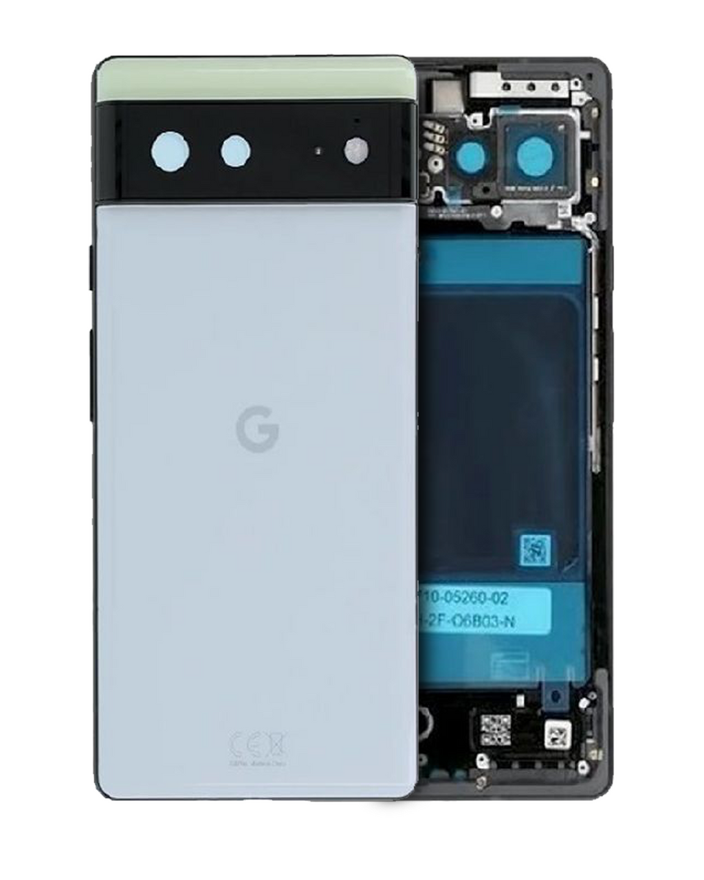 Back Cover for Google Pixel 6 (Original OEM) (Sorta Seafoam)