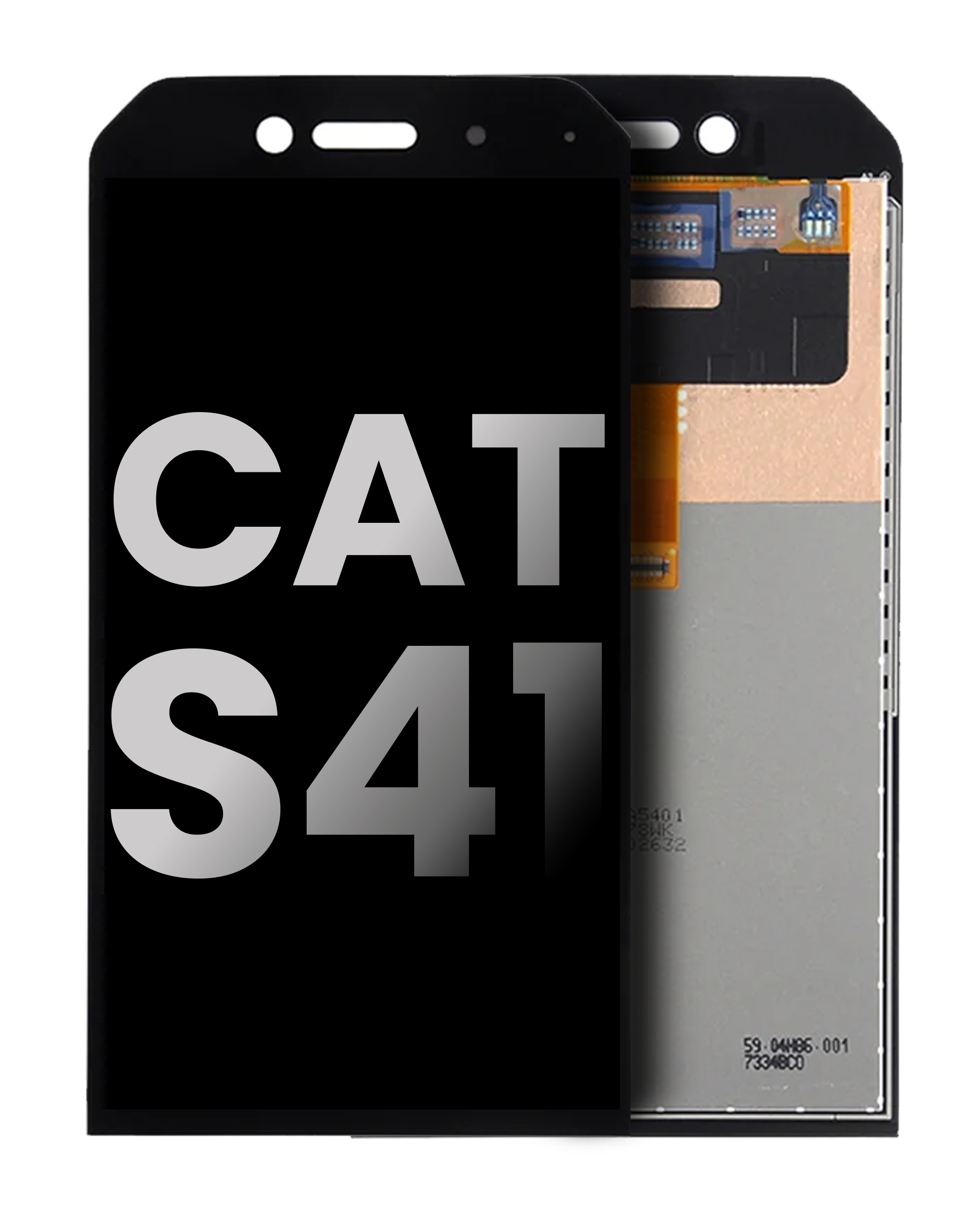 LCD- & Digitizer-Baugruppe für Caterpillar CAT S41 (Schwarz)